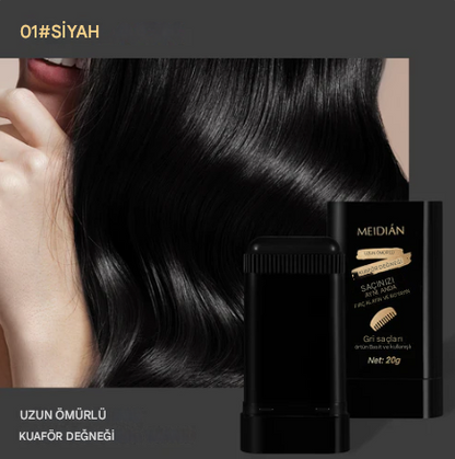 1 Düğmeli Saç Boyası Çubuğu - Su Geçirmez ve Antistatik