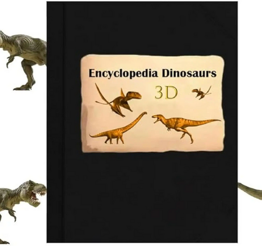 3D Tarih Öncesi Dinozorlar Ansiklopedisi Açılır Kitap Dinozorlar Ansiklopedisi