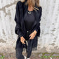 Kadınlar için günlük kullanıma uygun, püsküllü, uzun kollu ceket