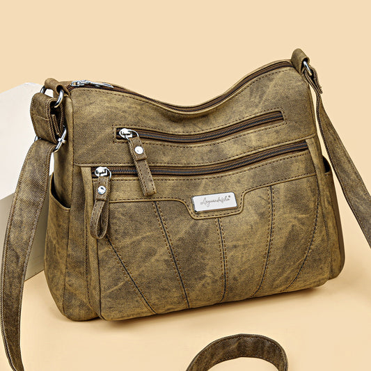 Kadınlar için büyük kapasiteli çapraz omuz çantası