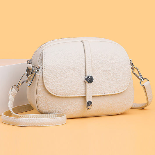 Kadınlar için hafif, düz renk çapraz çanta