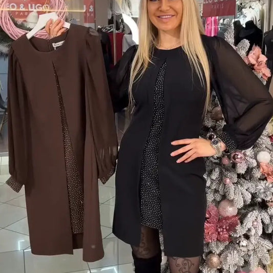 Sıcak Satış[S-5XL] Sonbahar/Kış Uzun Kesimli Elbise