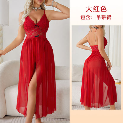 Zarif dantel gecelik