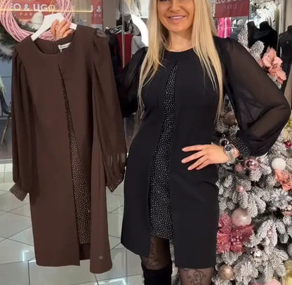 Sıcak Satış[S-5XL] Sonbahar/Kış Uzun Kesimli Elbise