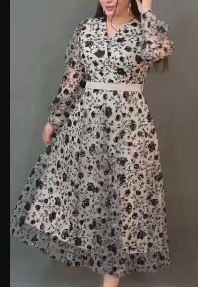 [S-5XL] ️Yeni yüksek kaliteli şifon elbiseler