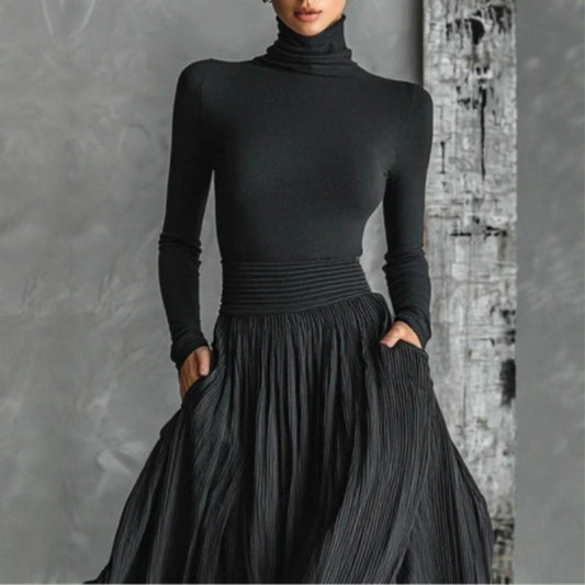 Kadınlar için Fransız vintage elbise