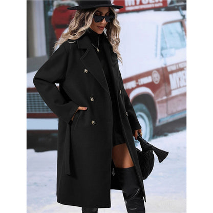 Yeni kadın yün palto