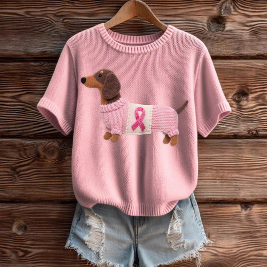 Bol Günlük Animasyon Desenli Kadın Üstü