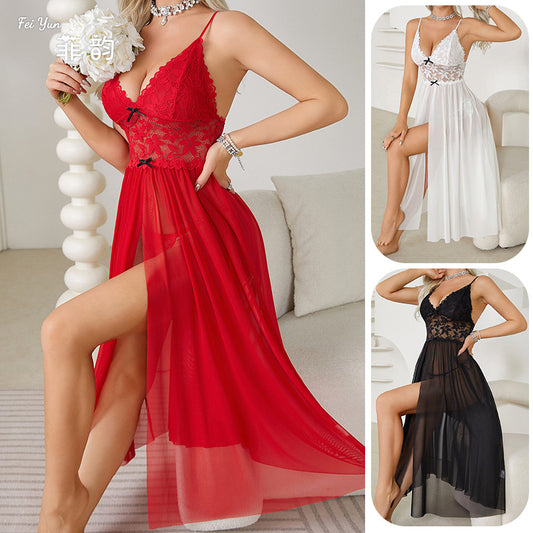 Zarif dantel gecelik