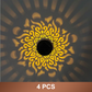 Aurinkokäyttöinen Mandala-projektorivalo